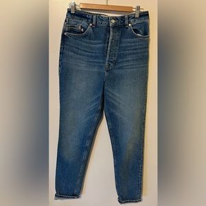 We The Free Jeans Womens 29 100% Cotton High Rise Straight Leg